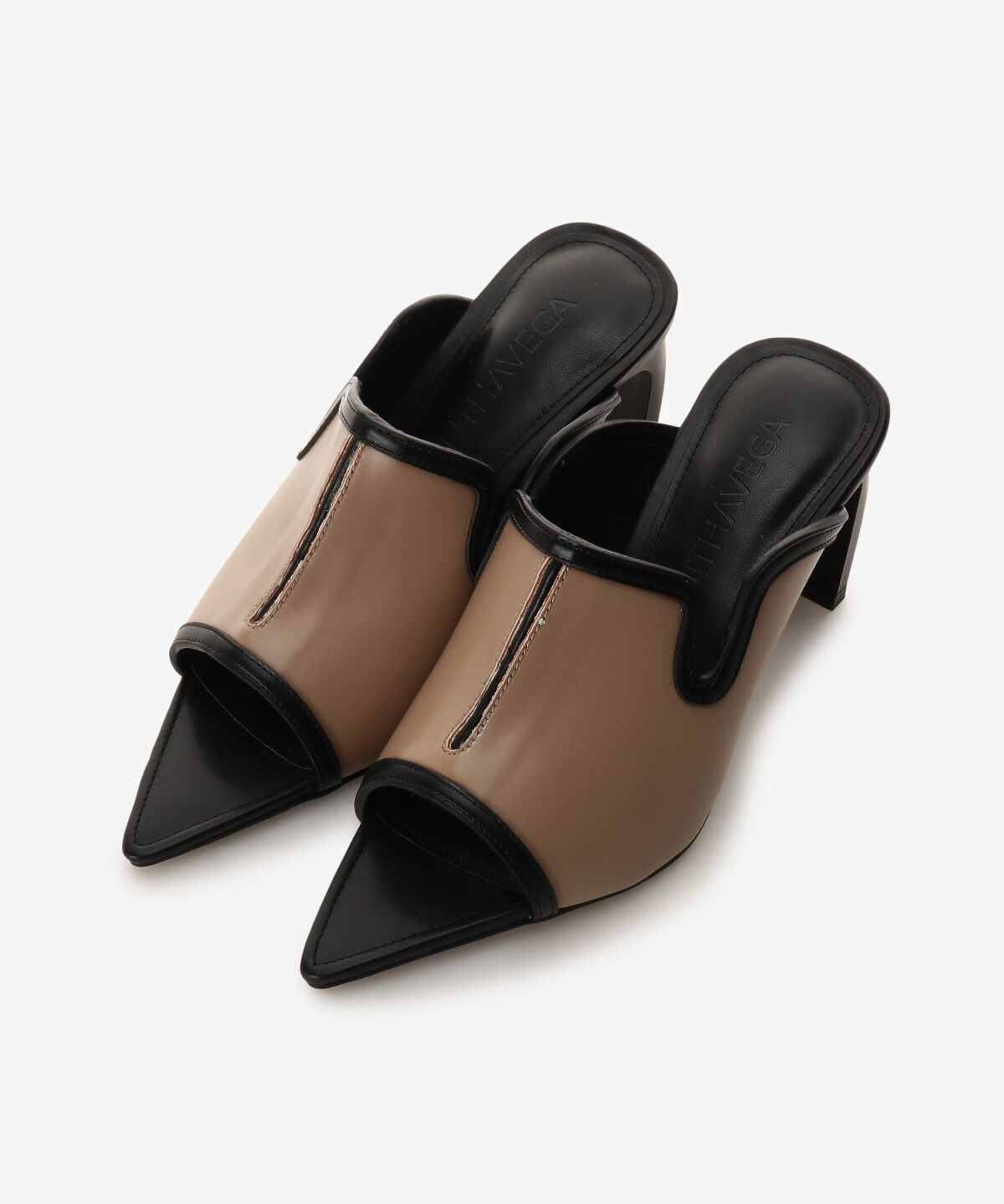 Samantha Vega「パイピングミュール」|その他|ベージュ