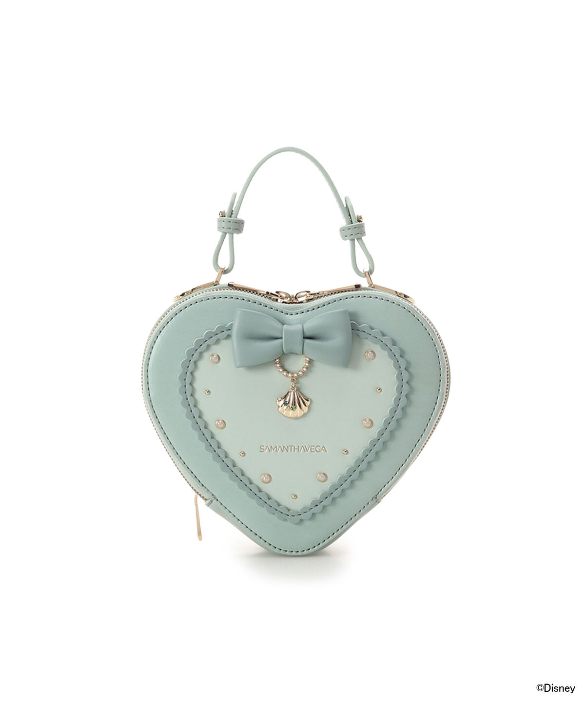 Samantha Vega「『ﾘﾄﾙ･ﾏｰﾒｲﾄﾞ』｢ｱﾘｴﾙ｣ｺﾚｸｼｮﾝ ﾊｰﾄ型ｼｮﾙﾀﾞ」|ショルダー・メッセンジャー|ミント