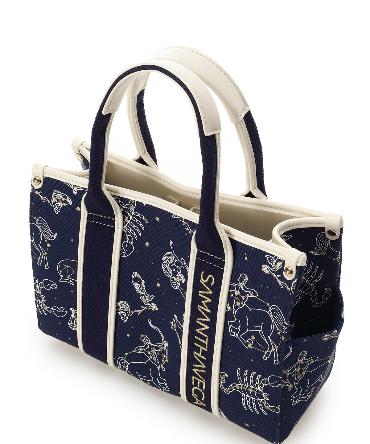 Samantha Vega「ロゴテープスターチャートハンドバッグ（小）」|ハンドバッグ|