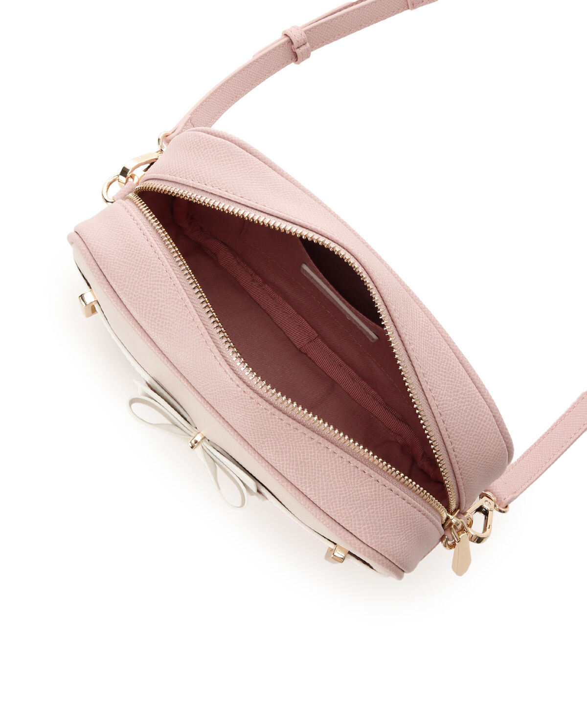 Samantha Vega「バイカラーアクセントリボンミニショルダーバッグ」|ショルダー・メッセンジャー|