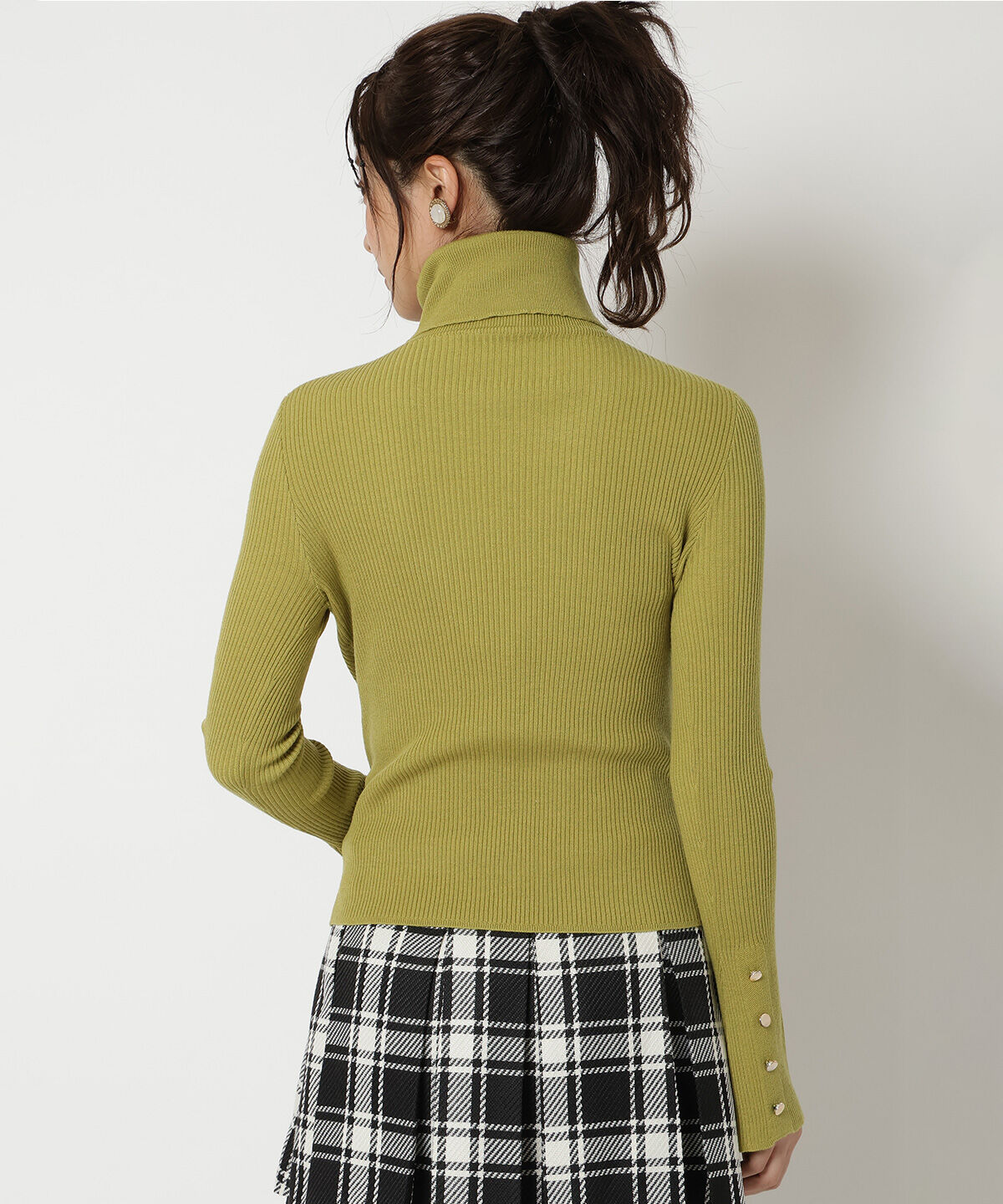 REDYAZEL「袖フレアタートルニット」|ニット・セーター|