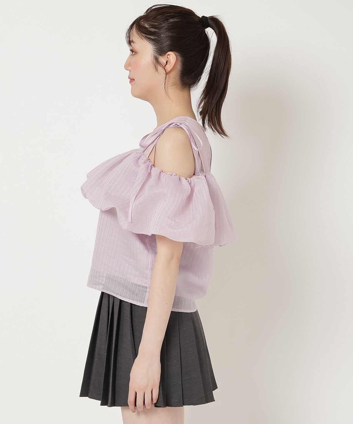 REDYAZEL「ストライプシアートップス」|Tシャツ・カットソー|