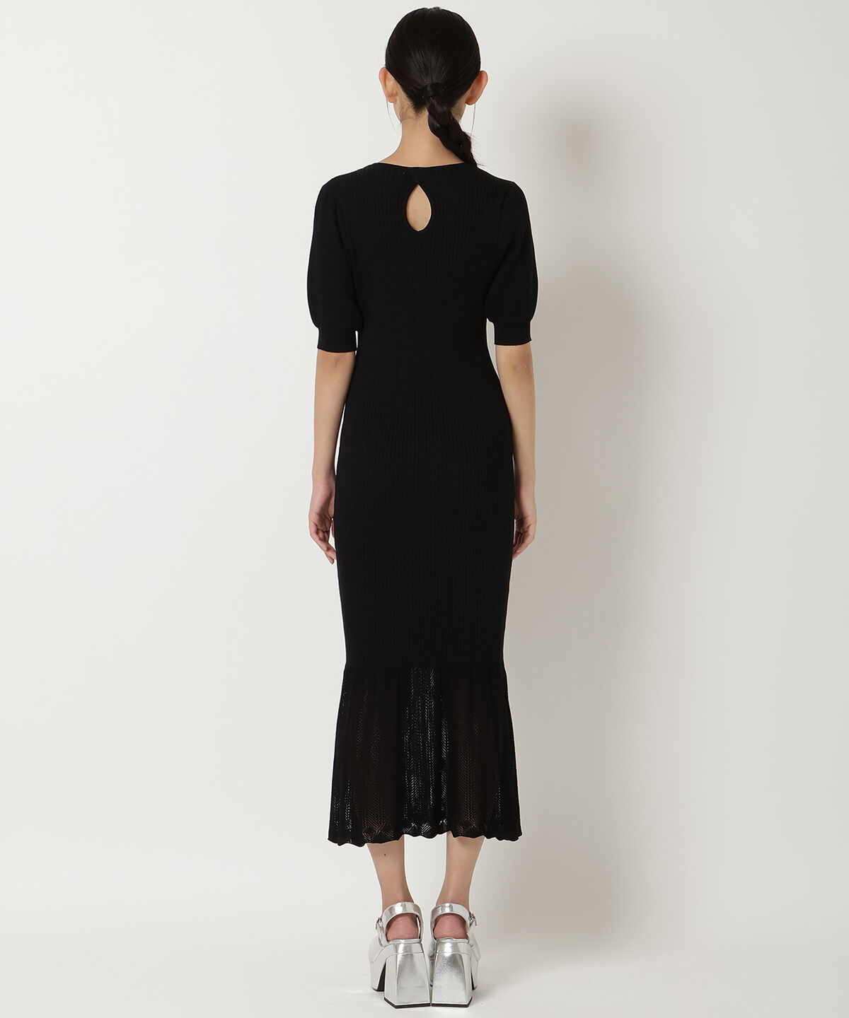 REDYAZEL「レースヘムニットワンピース」|ワンピース|