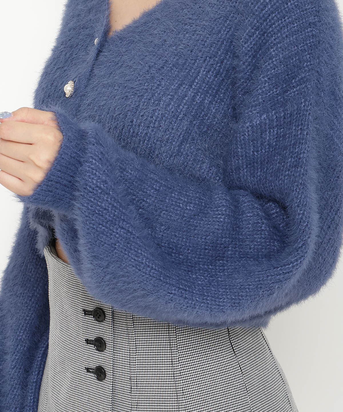 REDYAZEL「フェザーニットカーディガン」|カーディガン|