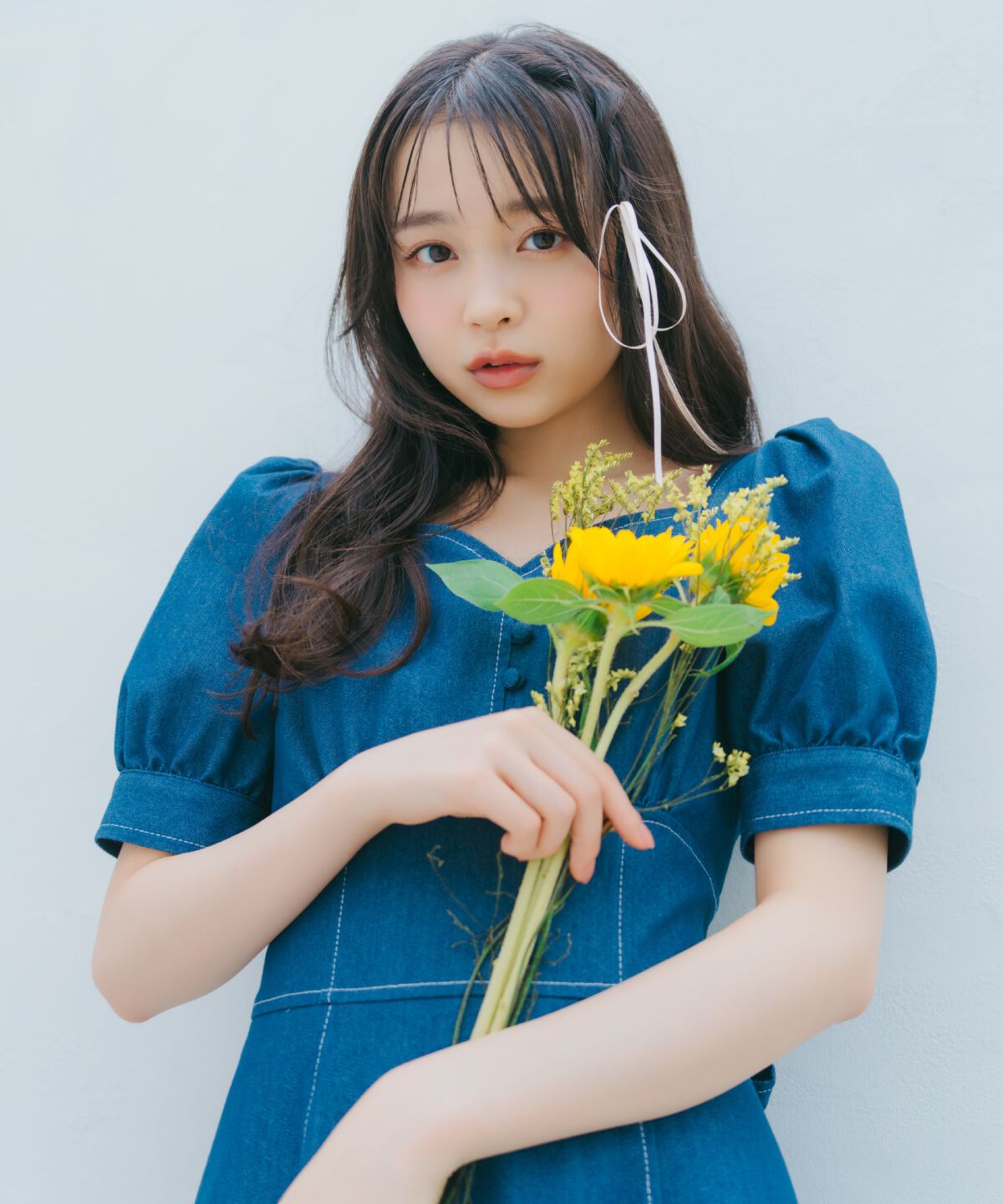 WILLSELECTION「デニムバックリボンワンピース」|ワンピース|