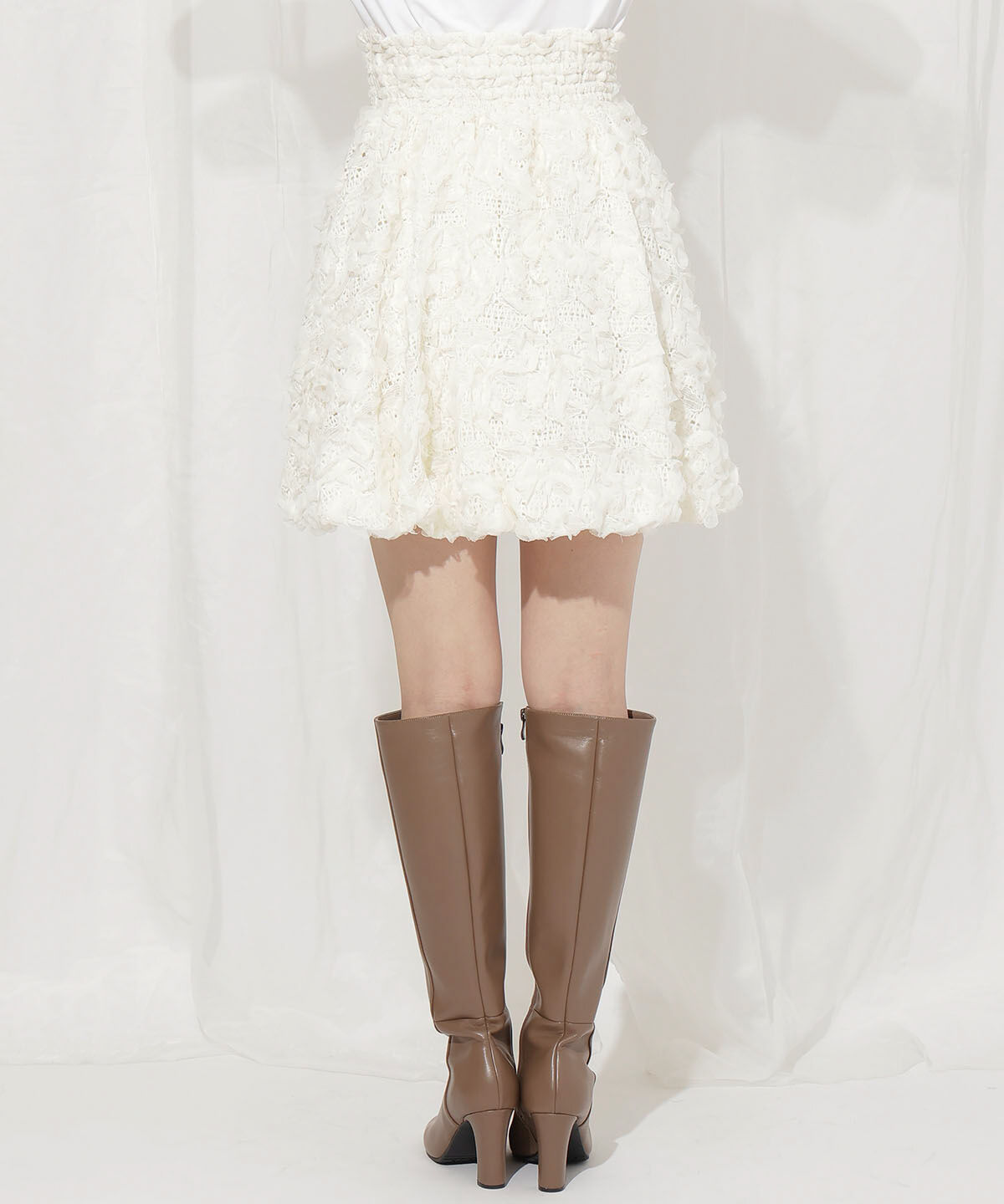 WILLSELECTION「レースバルーンスカート」|フレア|