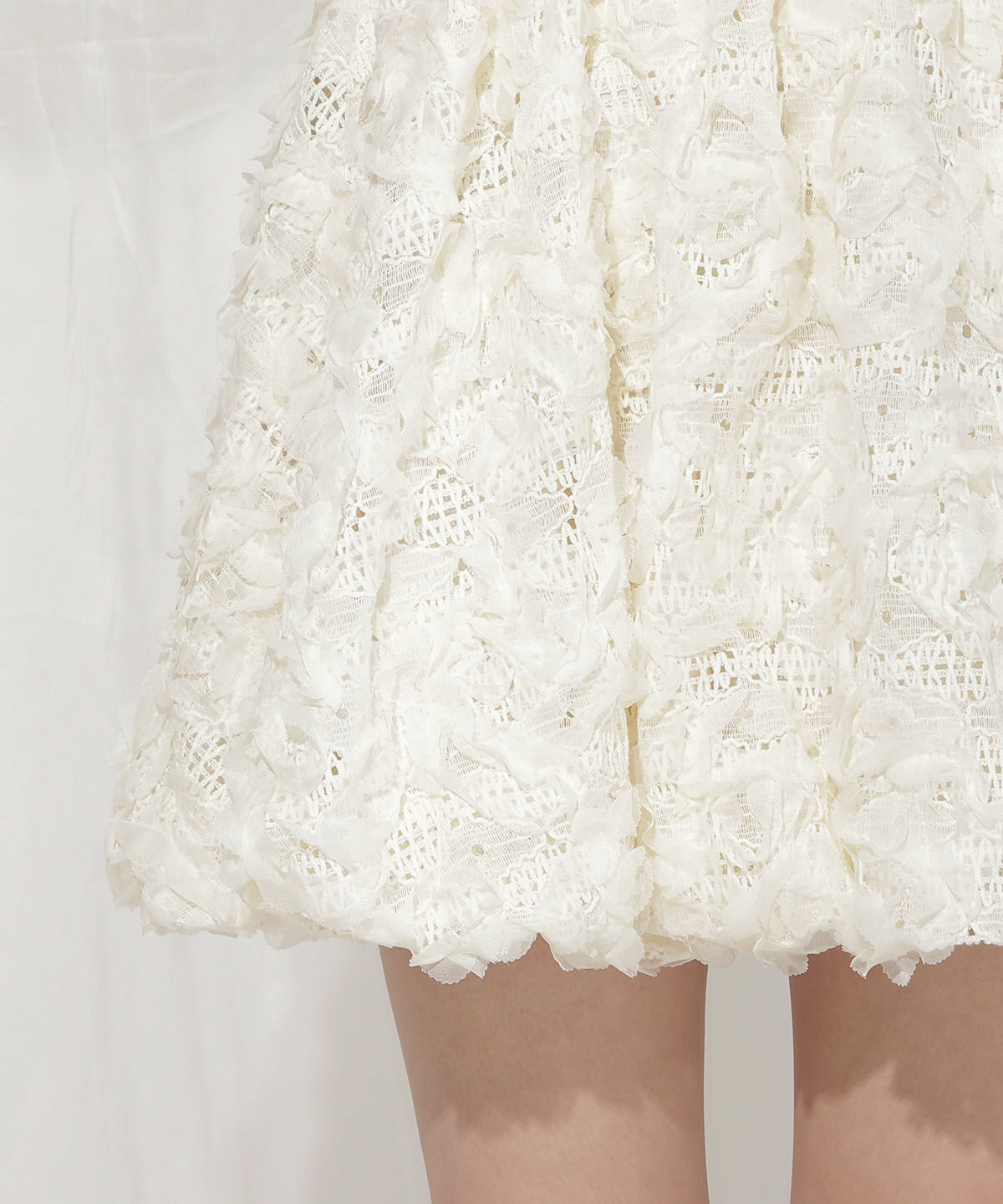 WILLSELECTION「レースバルーンスカート」|フレア|