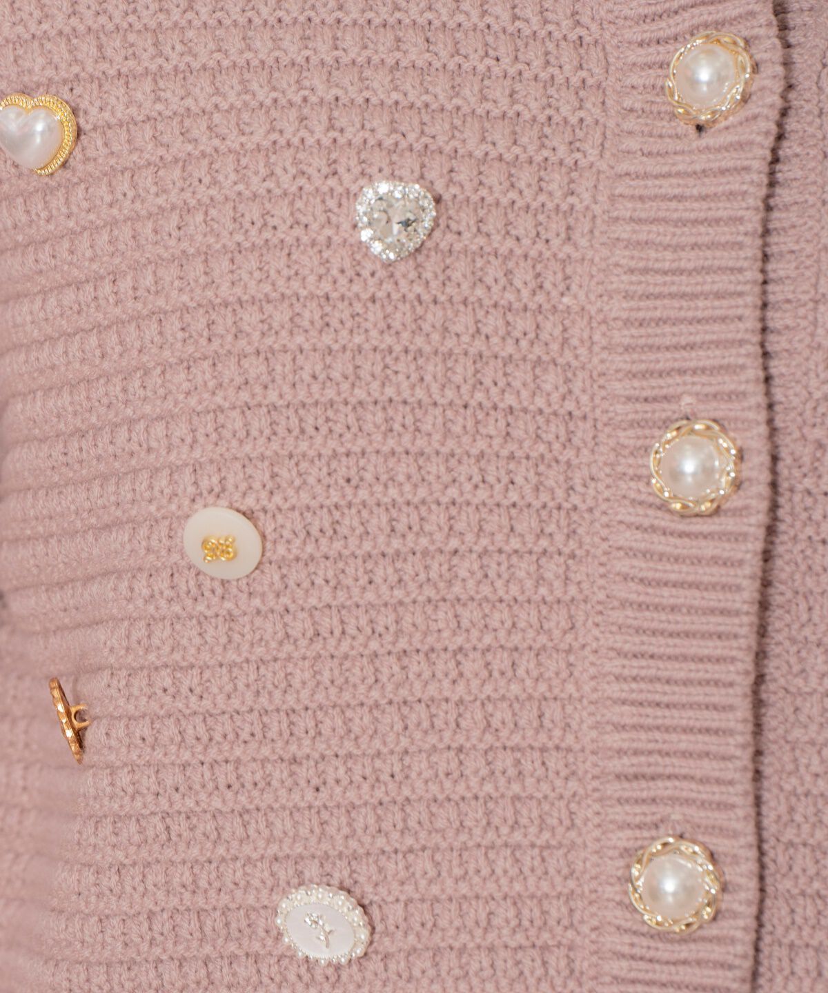 WILLSELECTION「シャイニービジューカーディガン」|カーディガン|