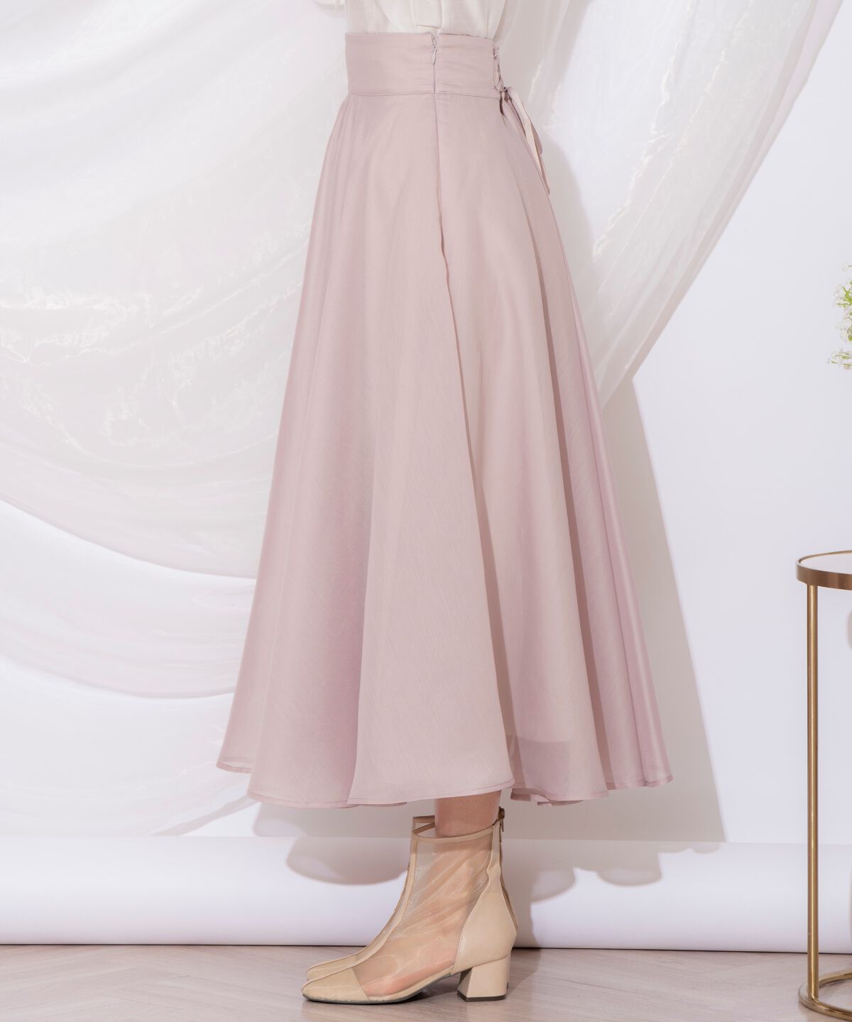 WILLSELECTION「オーガンジーフレアスカート」|フレア|