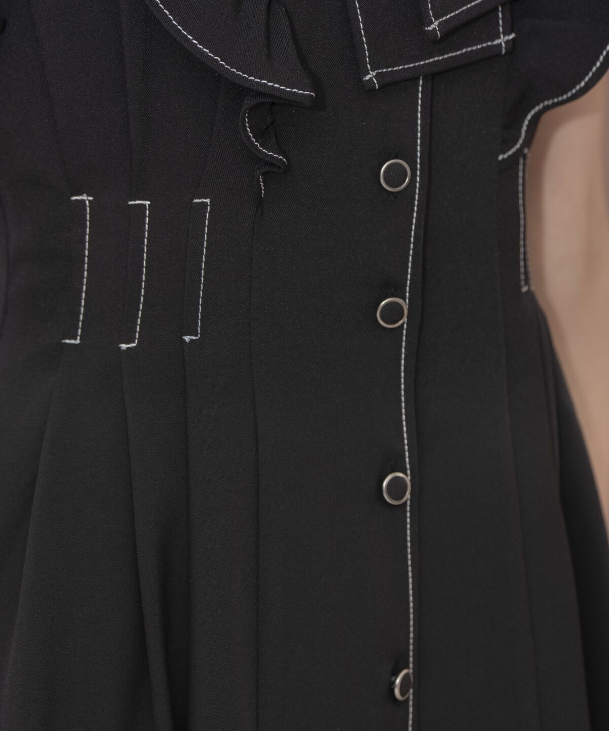 WILLSELECTION「リボンタイタックウエストシャツワンピース」|ワンピース|