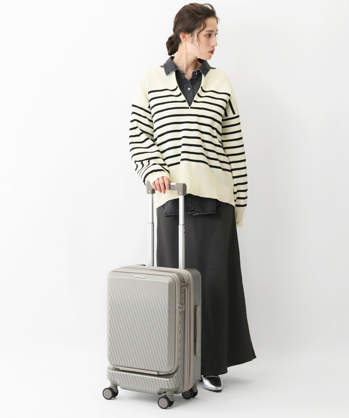 W&.Day/Night「W&.Day/Night ピーロ スーツケース 機内持ち込みサイズ 32/40リットル 05421」|キャリーケース|