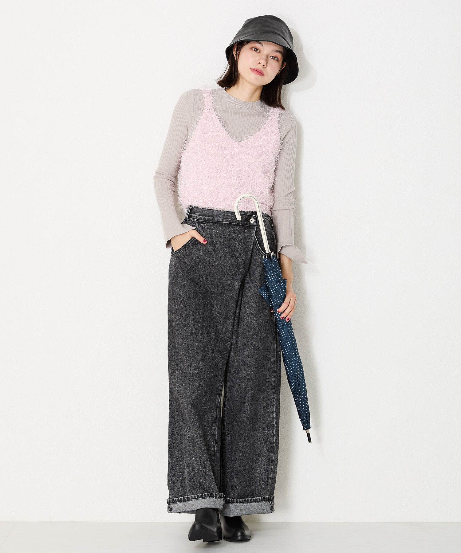 ORiental TRaffic「 ●晴雨兼用●【防水】レイン ショートブーツ /R-0009 厚手クッション入り」|ショートブーツ|