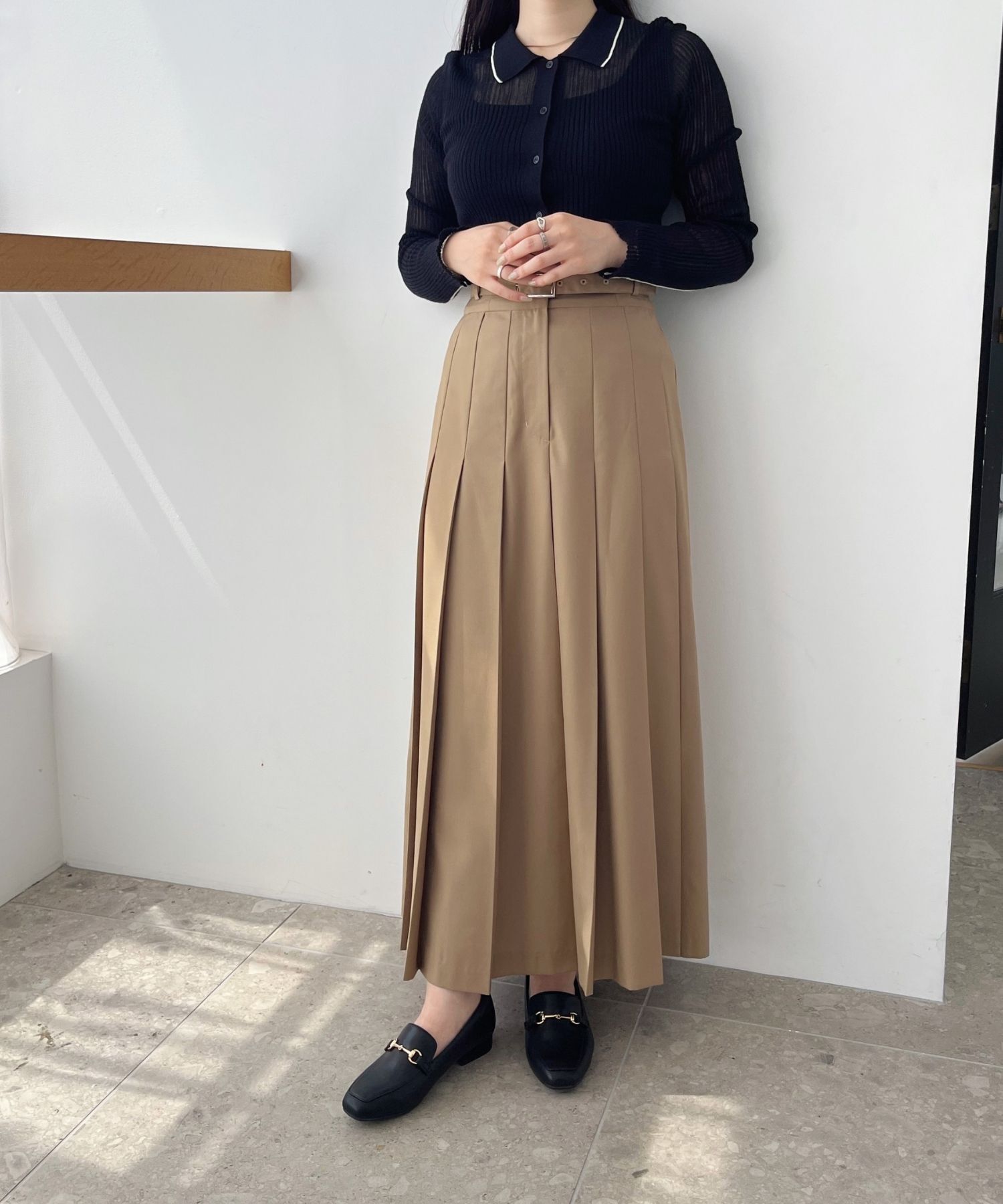 ORiental TRaffic「【跳べるパンプス/シリーズ累計１５０万足突破】スクエアトゥビットモチーフ  ローファー /R-3210」|パンプス|