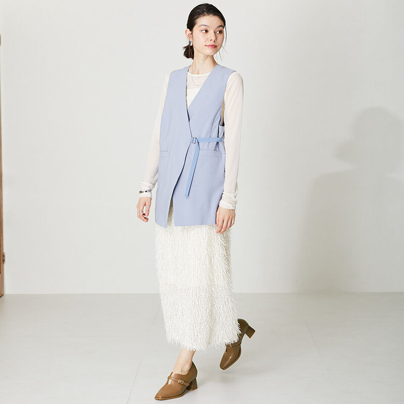 ORiental TRaffic「【トレンド】ウッドヒール甲深パンプス/41119 パンプス」|パンプス|