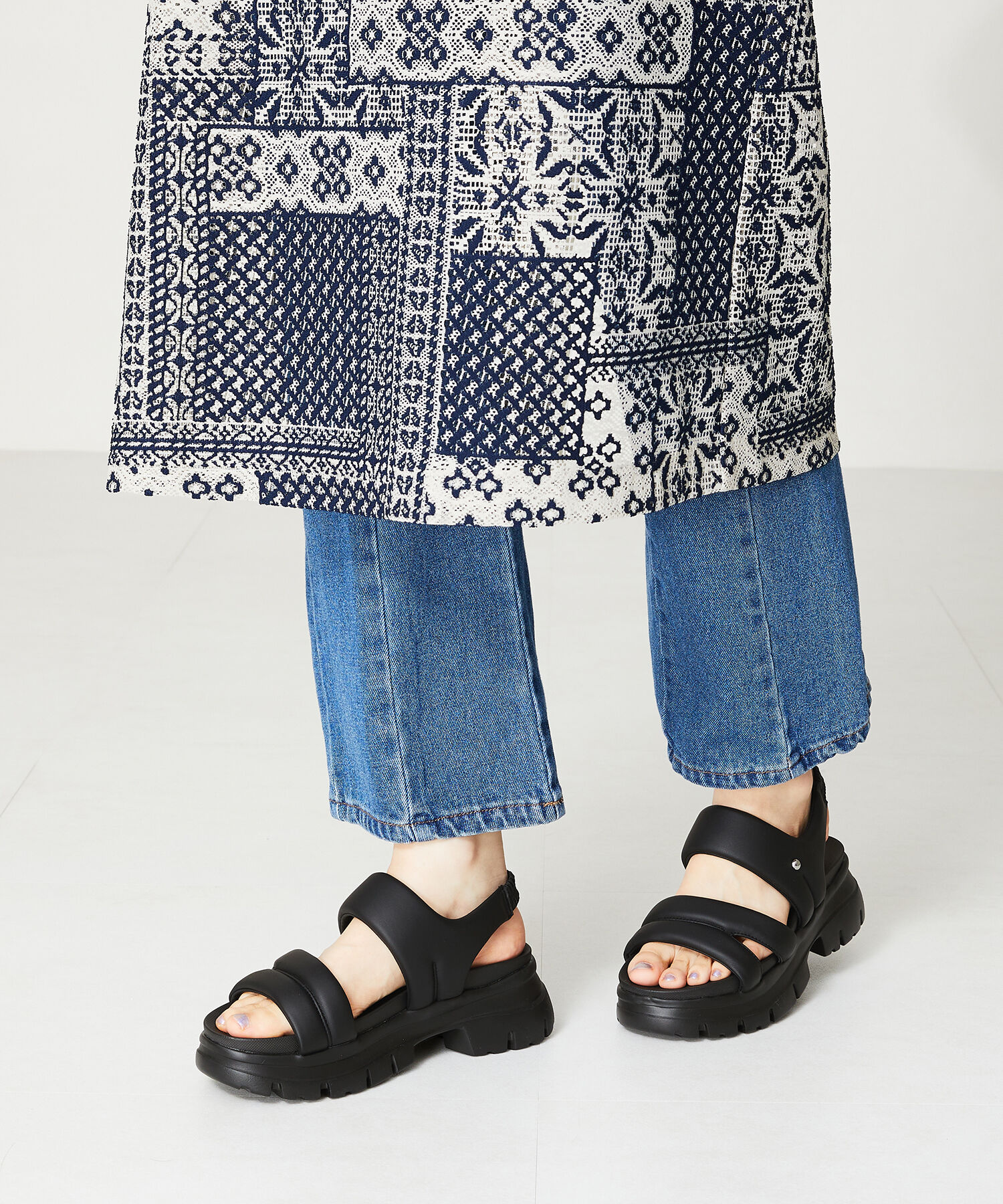 ORiental TRaffic「【アウトレット価格】パデットベルトスニーカーソールサンダル/41216 サンダル 人気 売れてる 厚底」|サンダル|