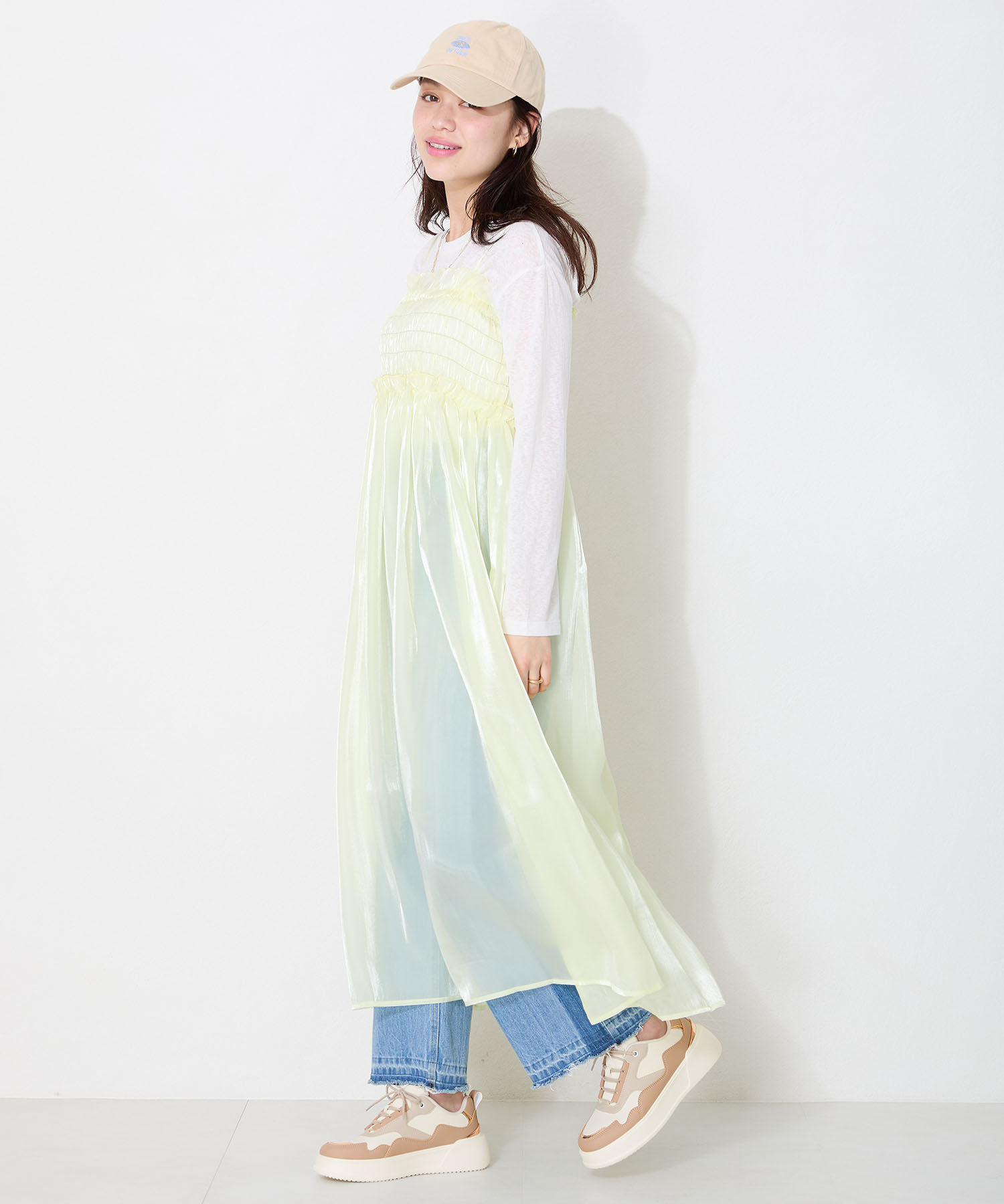 ORiental TRaffic「●2025春夏新作●配色コートソールスニーカー/OT3756 スニーカー トレンド 人気 売れてる」|スニーカー|