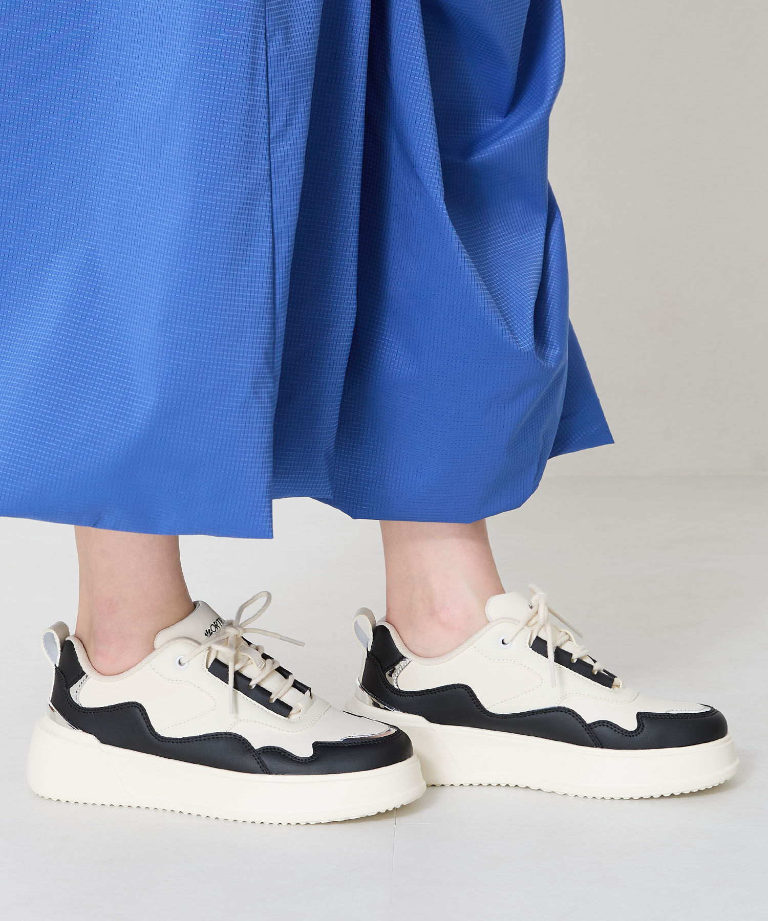 ORiental TRaffic「●2025春夏新作●配色コートソールスニーカー/OT3756 スニーカー トレンド 人気 売れてる」|スニーカー|