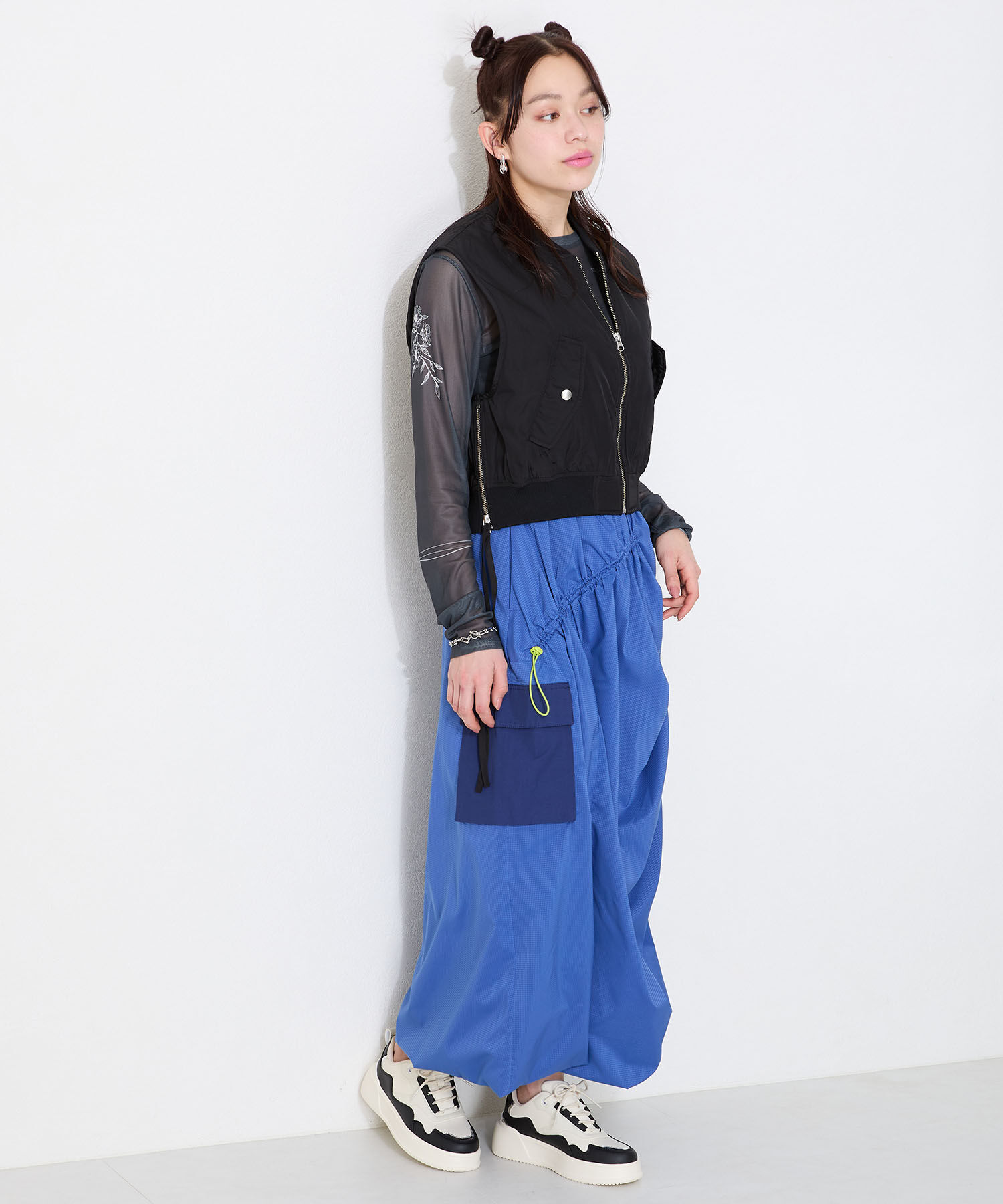 ORiental TRaffic「●2025春夏新作●配色コートソールスニーカー/OT3756 スニーカー トレンド 人気 売れてる」|スニーカー|