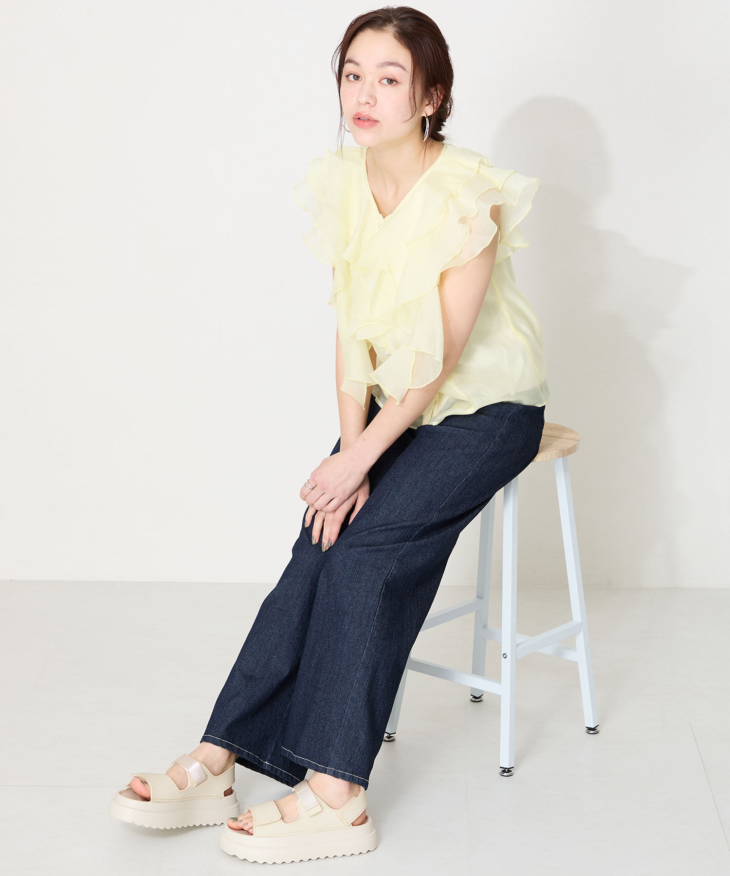 ORiental TRaffic「【リカバリーサンダル】ベルクロ EVAサンダル /OT3228 軽量 サンダル 人気 厚底」|サンダル|