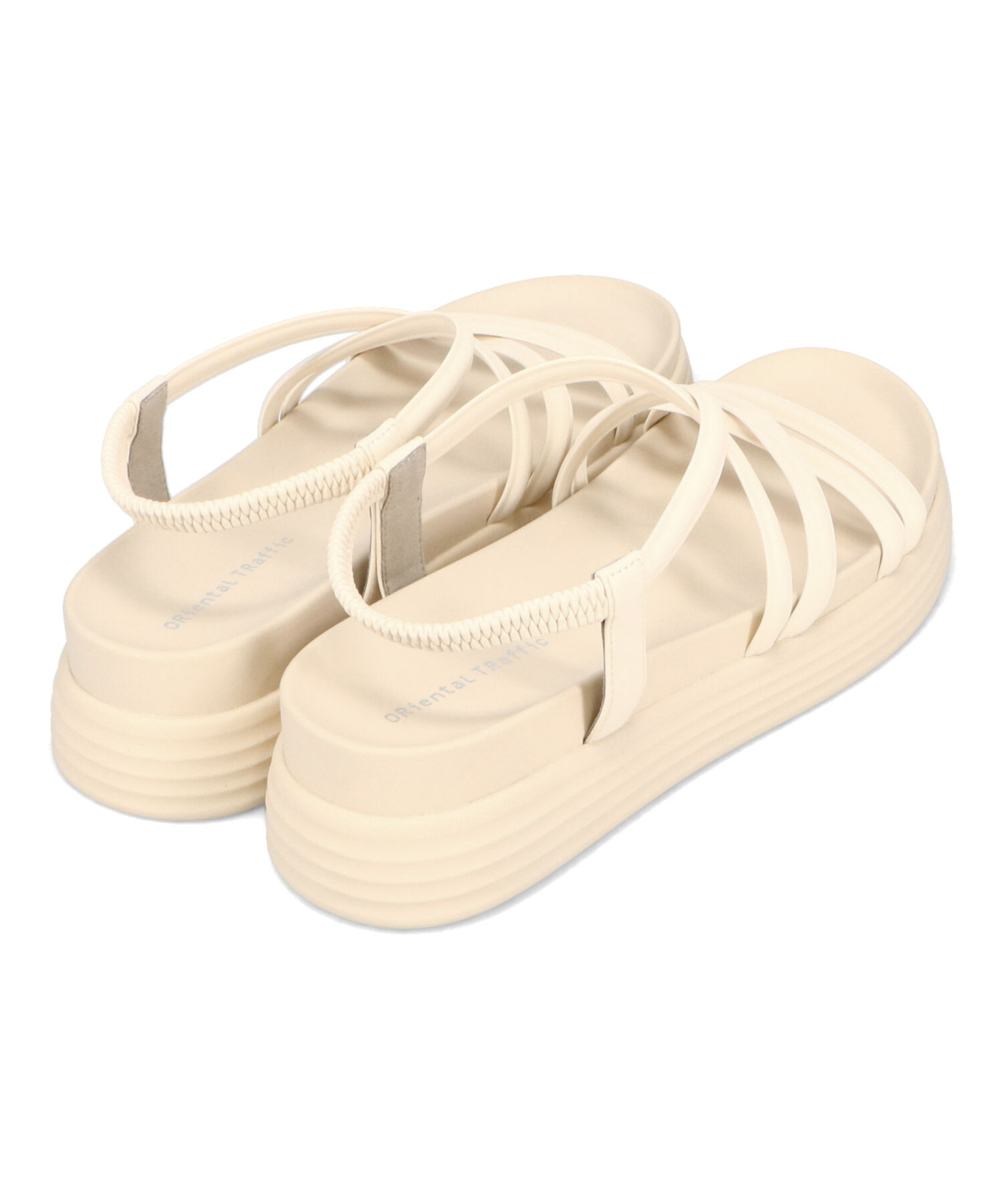 ORiental TRaffic「●2025春夏新作●クロスストラップ軽量ソールサンダル/51218 柔らかい フィット 人気 トレンド」|サンダル|