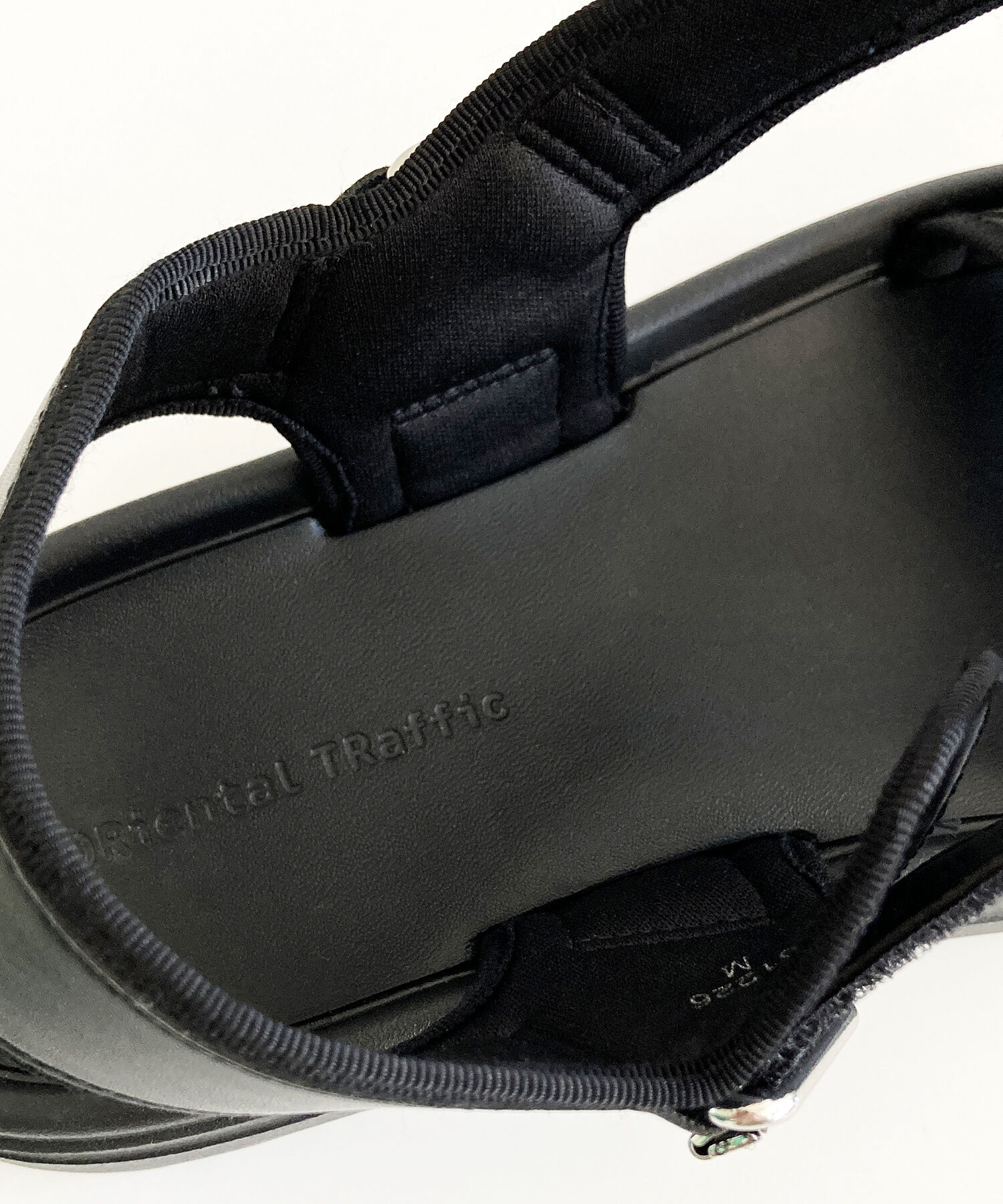 ORiental TRaffic「【Fit meサンダル】メタルパーツ厚底サンダル/51226 サンダル 軽い 人気 トレンド 再入荷」|サンダル|