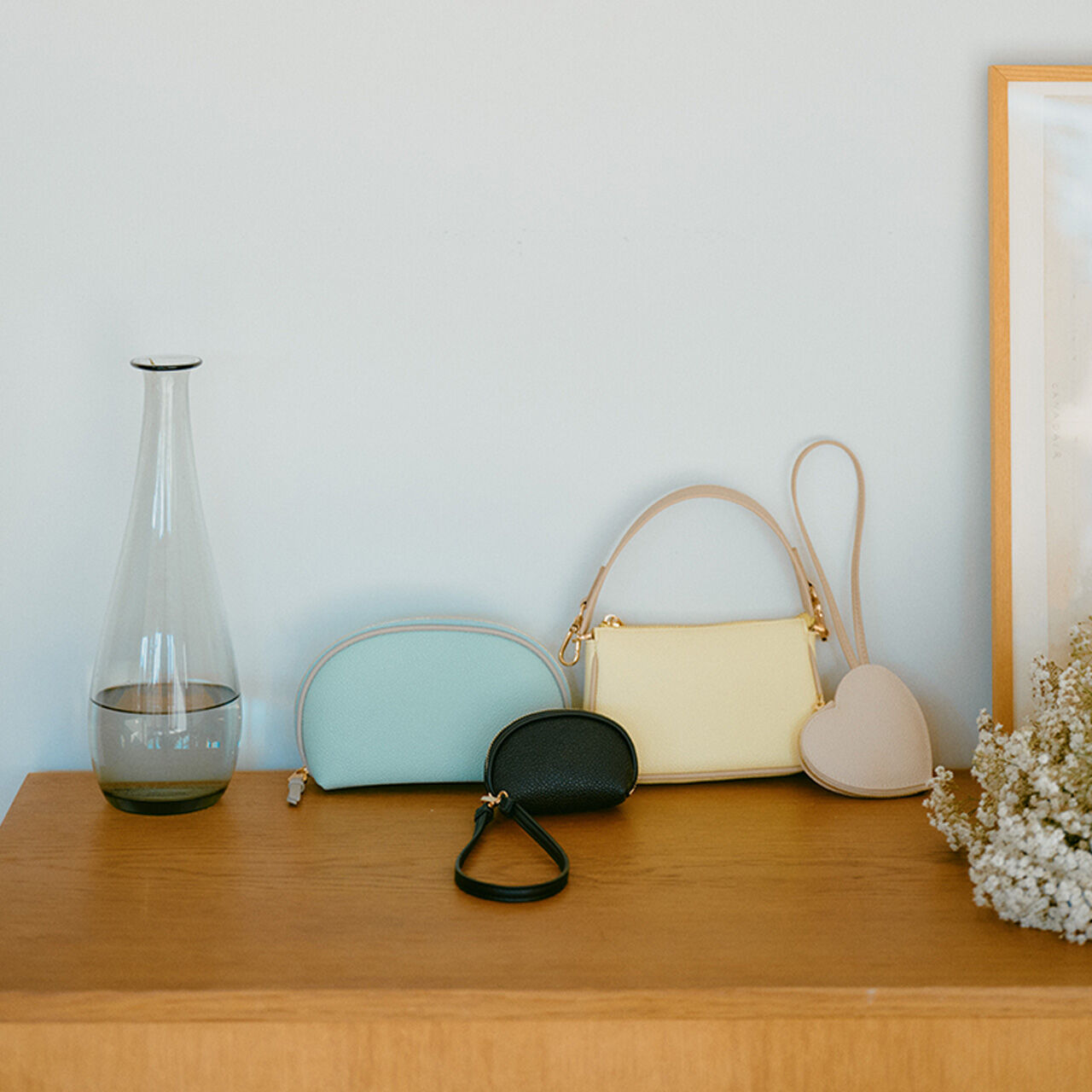 TOPKAPI BREATH「【Breath TOPKAPI】【TOPKAPI &times; 藤本美貴さんコラボ】スコッチグレイン ハートチャーム ポーチ/撥水」|その他|