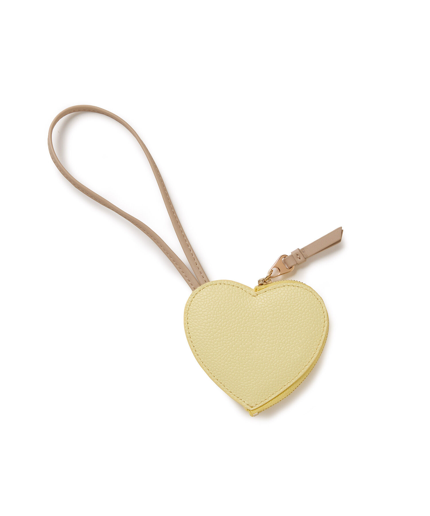 TOPKAPI BREATH「【Breath TOPKAPI】【TOPKAPI &times; 藤本美貴さんコラボ】スコッチグレイン ハートチャーム ポーチ/撥水」|その他|レモンイエロー