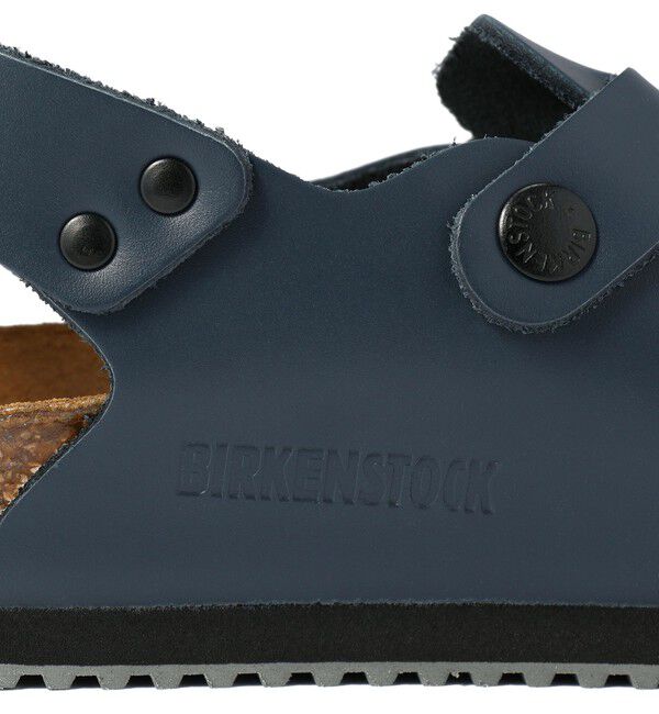 BIRKENSTOCK「【ビルケンシュトック】トキオ スーパーグリップソール/ブルー ナチュラルレザー/クロッグ レディース」|サンダル|