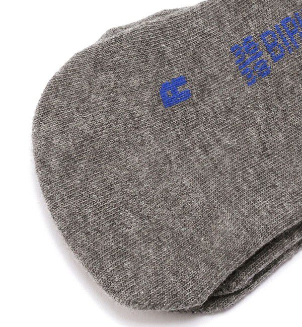 BIRKENSTOCK「【ビルケンシュトック】コットンソールスニーカー 2パック/グレーメランジェ/ソックス メンズ レディース」|ソックス|