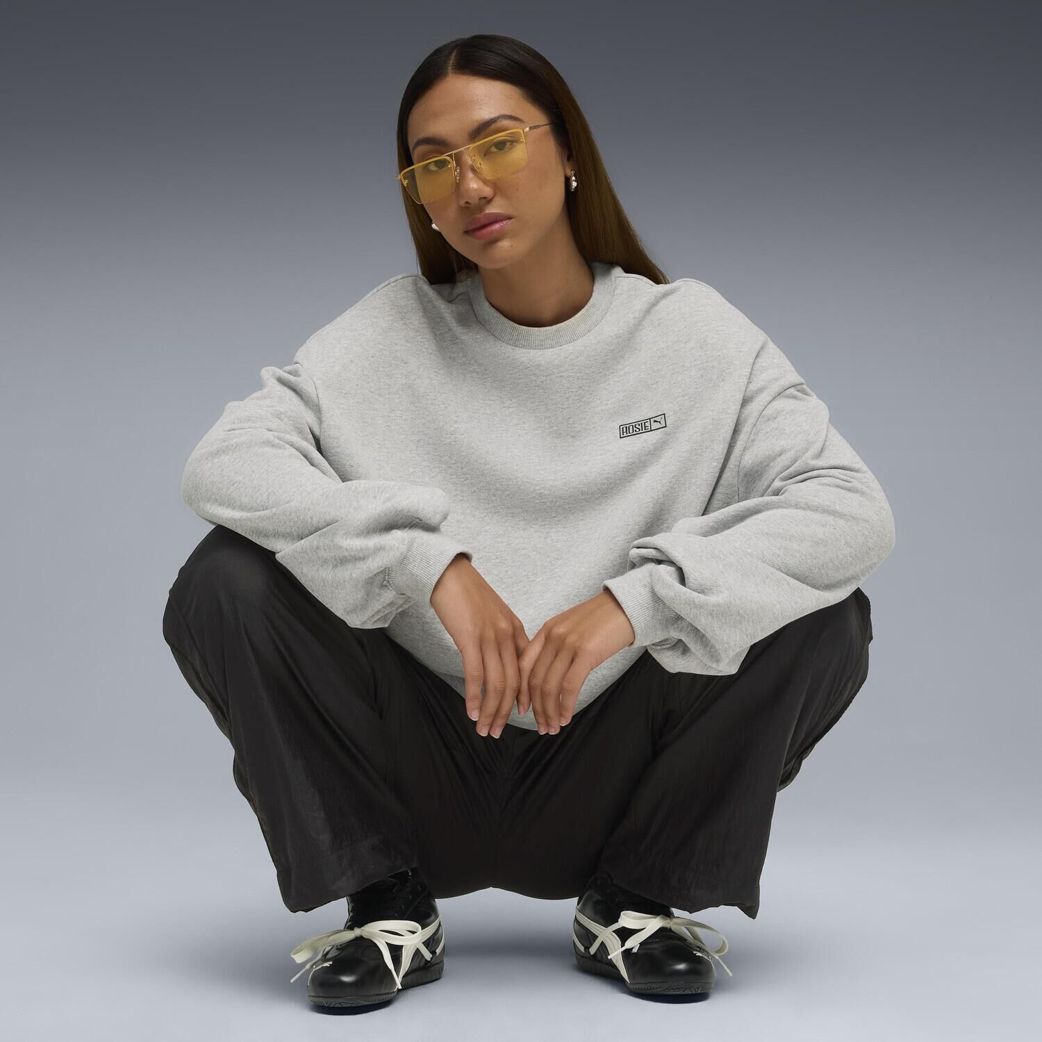 PUMA「【PUMA ｳｪｱ】W ROSE OVERSIZED CREW TR」|パーカー|