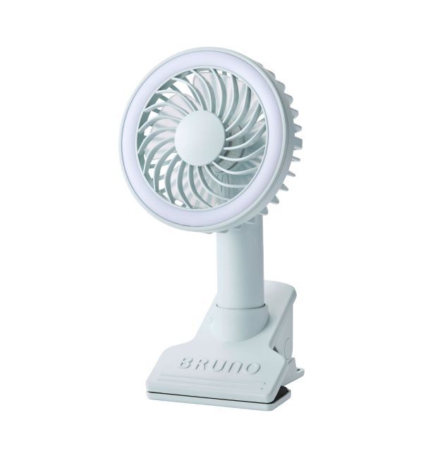 BRUNO「ポータブルクリップライトファン」|電化製品|グレー
