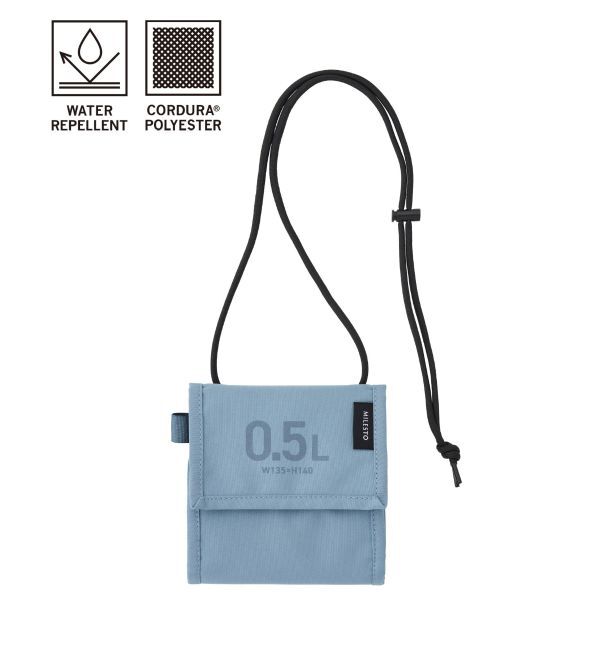 MILESTO「MILESTO UTILITY セーフティポーチ 0.5L」|財布|グレー