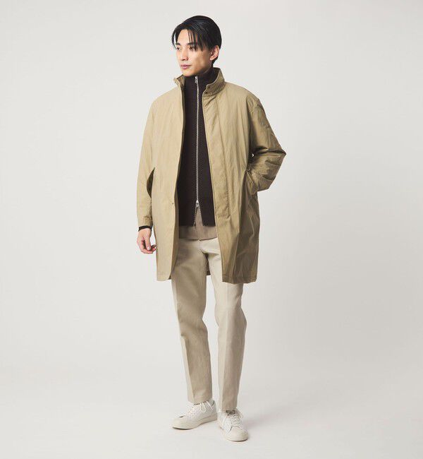 UNITED ARROWS green label relaxing「A+ ナイロン パデット モッズ スタンド コート -撥水・保温-」|ミリタリー・モッズコート|
