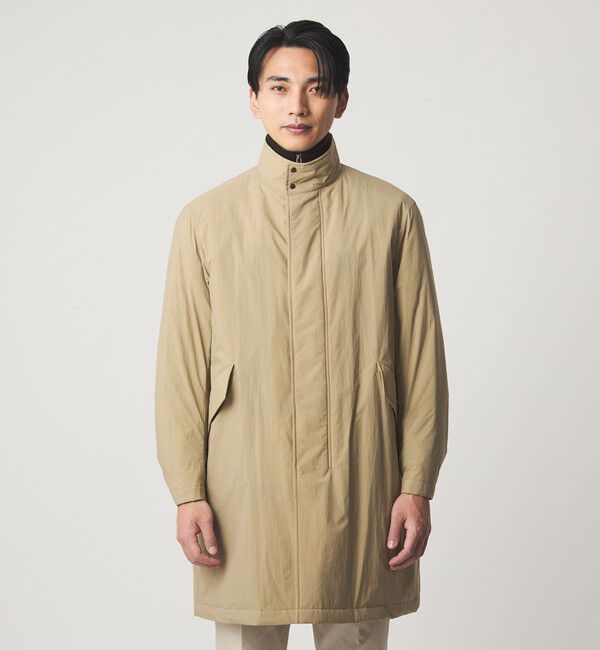 UNITED ARROWS green label relaxing「A+ ナイロン パデット モッズ スタンド コート -撥水・保温-」|ミリタリー・モッズコート|