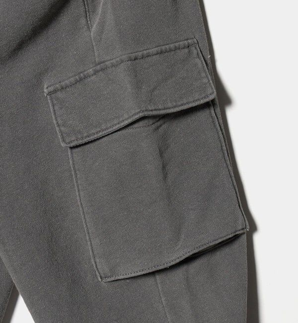 UNITED ARROWS green label relaxing「裏毛 ワイドカーゴパンツ（MDグレー）/ キッズ  100cm-160cm」|チノ|