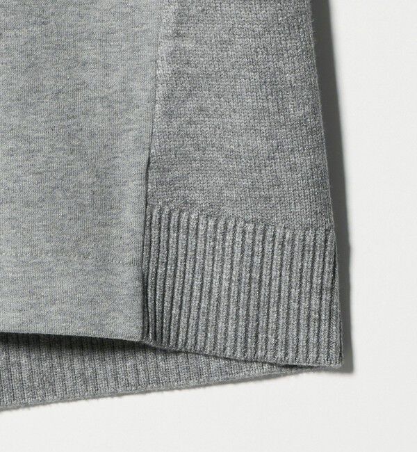 BEAUTY&YOUTH UNITED ARROWS「【WEB限定】スウェット&times;ニット コンビワンピース ウォッシャブル」|ワンピース|