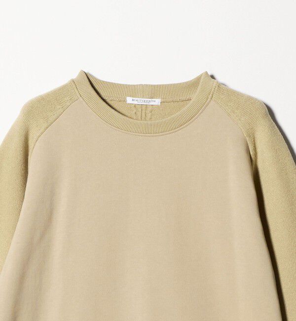 BEAUTY&YOUTH UNITED ARROWS「【WEB限定】スウェット&times;ニット コンビワンピース ウォッシャブル」|ワンピース|