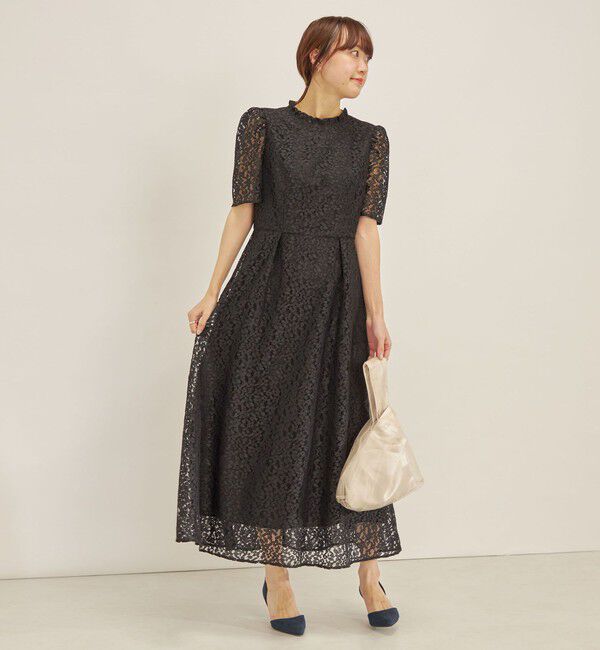 SHIPS for women「【SHIPS別注】kaene:コードレース ワンピース（セレモニー対応可）」|ワンピース|