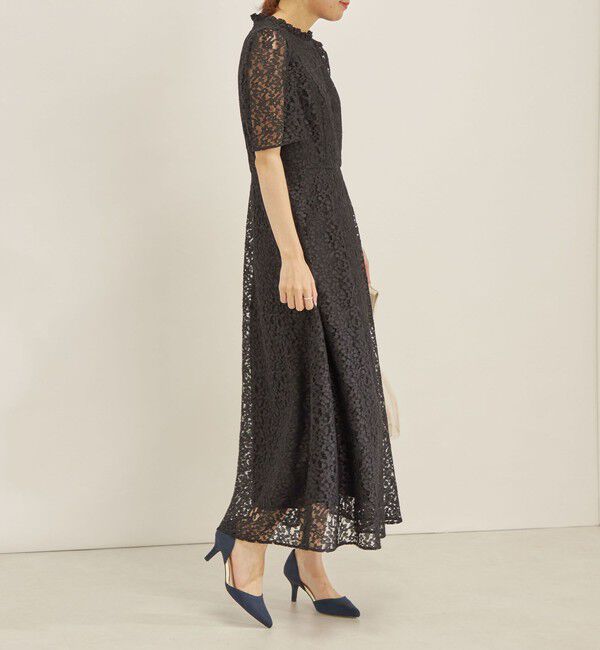 SHIPS for women「【SHIPS別注】kaene:コードレース ワンピース（セレモニー対応可）」|ワンピース|