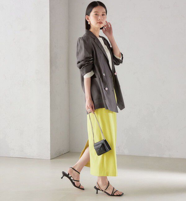 SHIPS for women「〈手洗い可能〉ラミー シアー ジャケット」|テーラードジャケット|