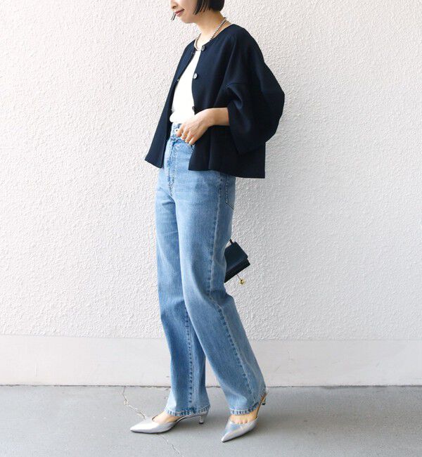 SHIPS for women「【WEB限定】〈洗濯機可能〉リネンライク ランタン袖 ジャケット」|シャツ・ブラウス|