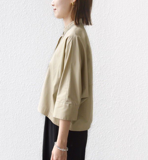 SHIPS for women「〈手洗い可能〉ピンタック 羽織 シャツ」|シャツ・ブラウス|