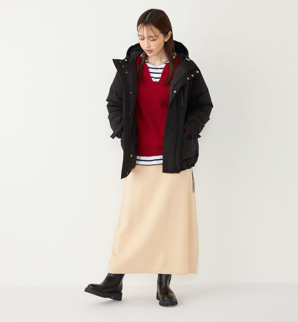 SHIPS Colors 「SHIPS Colors:〈手洗い可能〉畦 スキッパー ニット◇」|ニット・セーター|