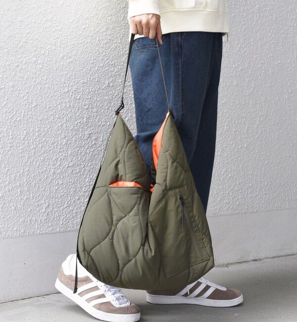 SHIPS any「SHIPS any: 2トーン キルティング アズマ 2WAY ショルダーバッグ◆」|ショルダー・メッセンジャー|