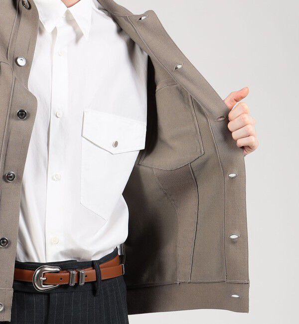 TOMORROWLAND MENS「TOMORROWLAND tricot ポリエステルコットン ニットGジャン」|ニット・セーター|