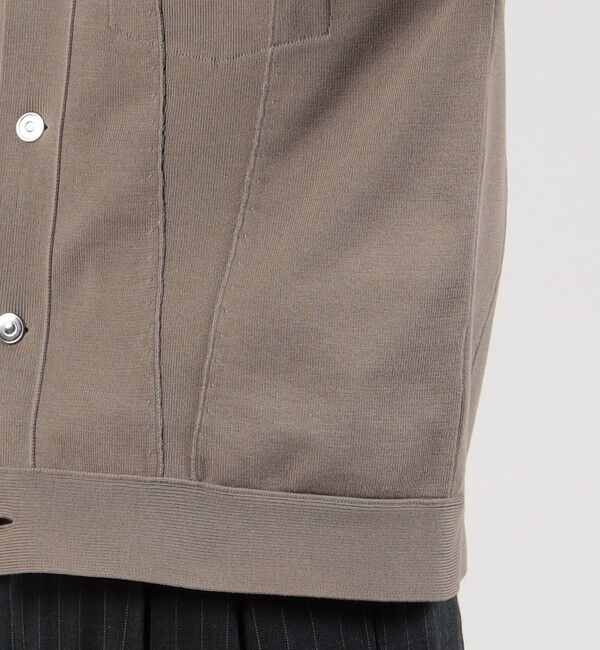 TOMORROWLAND MENS「TOMORROWLAND tricot ポリエステルコットン ニットGジャン」|ニット・セーター|