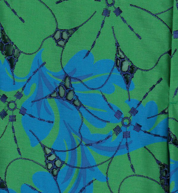 TOMORROWLAND collection「アイレットハイビスカス ストレートパンツ」|その他|