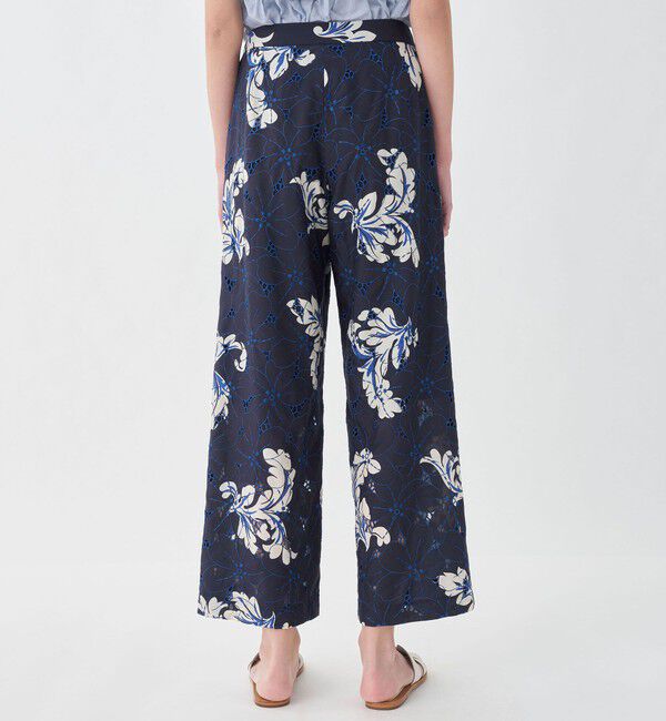 TOMORROWLAND collection「アイレットハイビスカス ストレートパンツ」|その他|