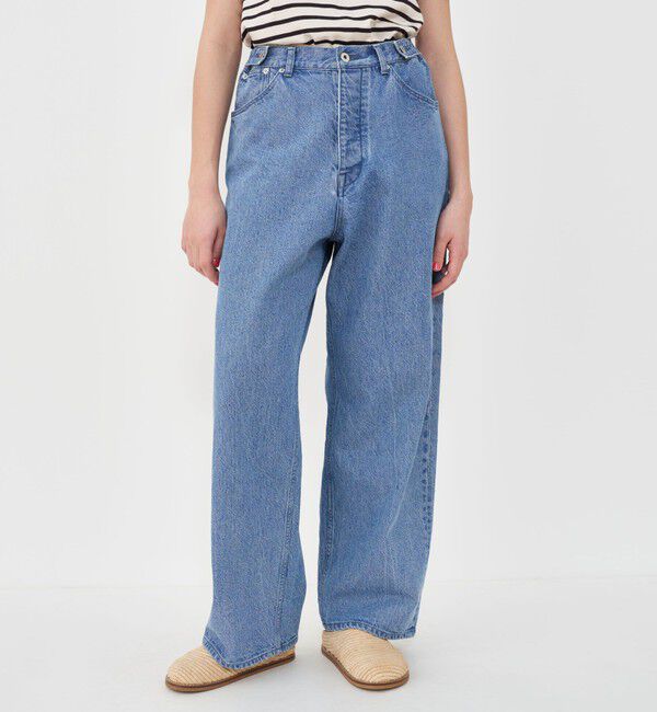 GALERIE VIE「ハイツイストデニム ストレートパンツ」|デニム|