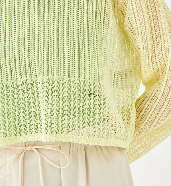 Ballsey「コットンナイロンコイル ショートプルオーバー」|ニット・セーター|